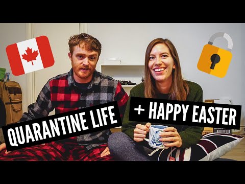QUARANTINE LIFE in Canada vlog ?| 復活節快樂 + 烹飪烤羊肉 (QUARANTINE LIFE in Canada vlog ?? | Happy Easter + Cooking Oven Roast Lamb)