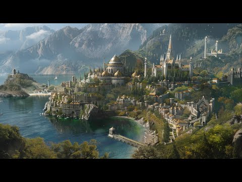 Lindon, the land of the high elves, ruled by the Noldor Elf King Gil-galad