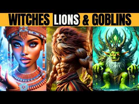 A Battle for a Mermaid's Soul and The Goblin's Riddle -  Lion People, Mermaids, Witches & Series