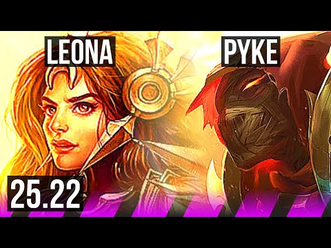 LEONA & Mel vs PYKE & Jinx (SUP) | EUW Master | 25.22