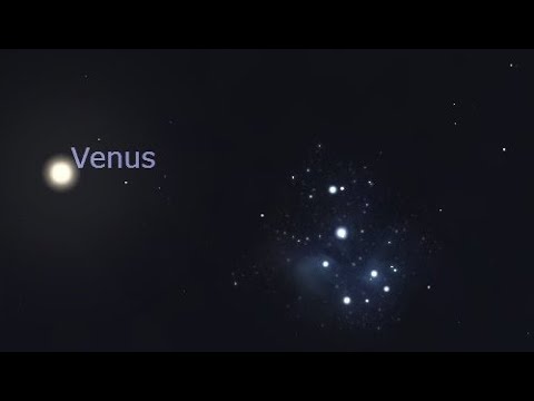 VENUS Transit the Pleiades  Live .