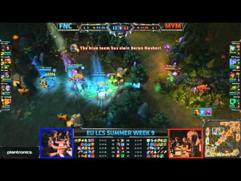 LCS 2013 EU Summer W9D3- FNC vs MYM