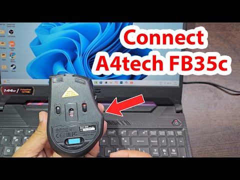 How to connect a4tech fb35c bluetooth mouse to laptop