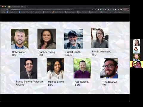 Welcome Session -  Open Education in Idaho with Jonathan Lashley