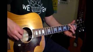 silver train rolling stones acoustic lesson