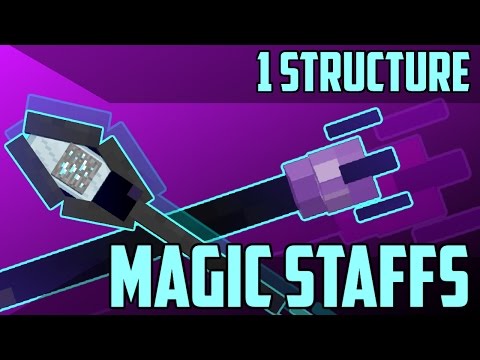 Magic Staffs | [Minecraft 1.12 PC FREE] [Vanilla Creation]