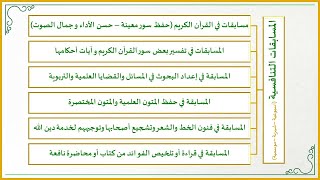صورة إضاءات لمعلم القرآن 10 : كيف أقيم المسابقات التنافسية في الحلقة القرآنية؟ (حمِّل المسابقات من الوصف)