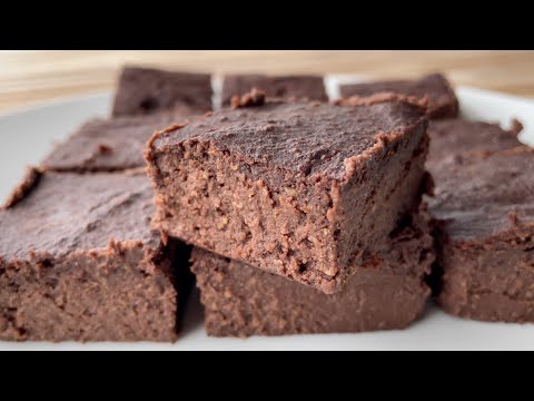 The Best Vegan Fudgy Brownies š« gluten free, sugar free, oil free, quick and easy recipe