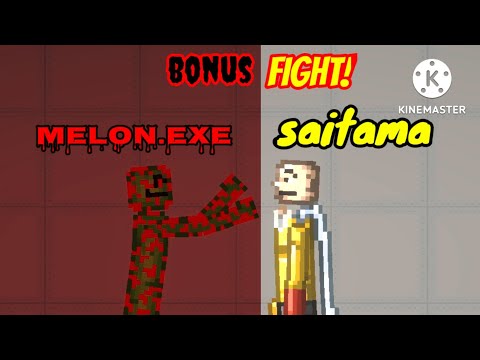 BONUS FIGHT! melon.exe vs saitama