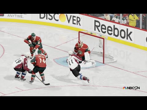 NHL 15 Gameplay (Xbox One): Wild vs Avalanche Full Game (CPU vs CPU)