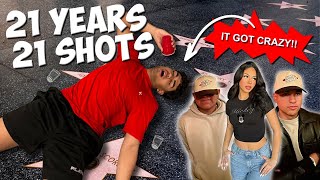 I TOOK 21 SHOTS FOR MY 21ST BIRTHDAY (bad idea)