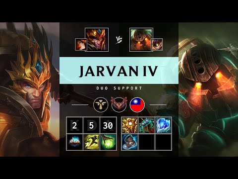 Jarvan IV Support vs Nautilus - TW Grandmaster Patch 25.15