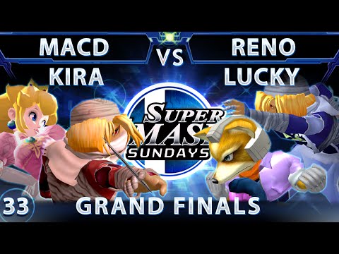 SSS 33 - FE MacD & Kira (Red) Vs Lucky & Reno (Blue) SSBM - Grand Finals