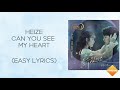 Heize Can You See My Heart Lyrics Easy Lyrics Hotel Del Luna OST