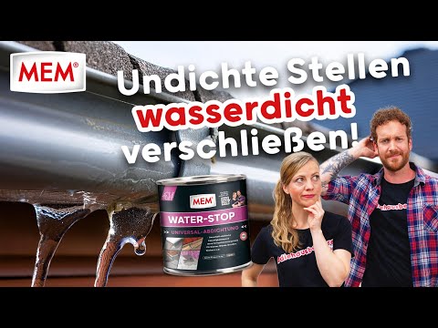 Undichte Stellen abdichten und reparieren mit Universalabdichtung - So geht's!