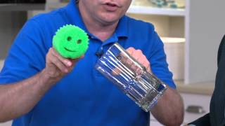 Scrub Daddy Set of 8 Multi-color Scratch Free Sponges with Dan Hughes