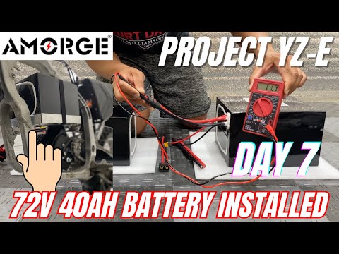 Project YZ-E | YZ250 Electric Dirt Bike QS138 AMORGE 72V Battery Conversion Part 7