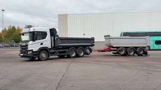 Camion-benne Scania G500 XT + remorque benne | Image 4 - Autoline
