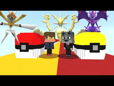 Minecraft - LUCKY PIXELMON NAGANADEL vs ULTRA NECROZMA LUCKY PIXELMON ( Pokemon )