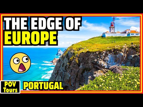 [4K] Lindo Cabo da Roca, Portugal 😮O ponto mais ocidental da Europa! passeio a pé