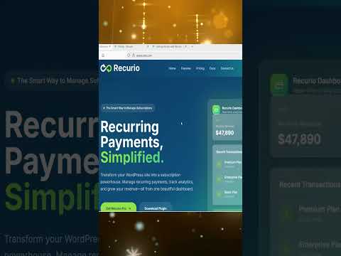 Free WooCommerce subscription plugin | Recurio #wordpress   #woocommerce