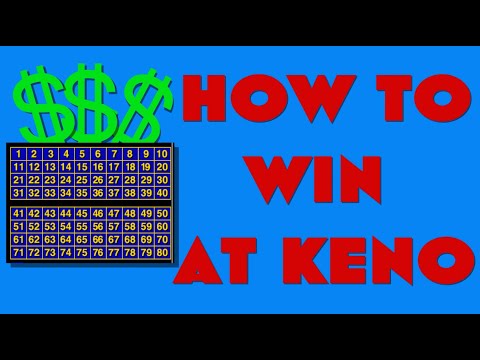 How to win at Keno. 4 Card 6 spot winning strategy!