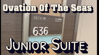 Royal Caribbean's Ovation of the Seas Junior Suite Tour | Cabin 10636 with Balcony 🚢✨