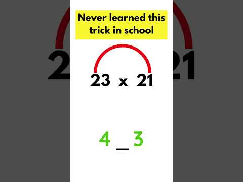 Fast Multiplication Tricks 2 Digit Numbers