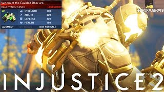 Legendary God Bane Download Complete! #Damage - Injustice 2 "Bane" Legendary Gear Gameplay