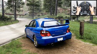 2004 Subaru WRX STI - Forza Horizon 5 | Steering Wheel Gameplay