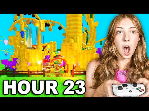 Upgrading Little Sister's Garden For 24 Hours!