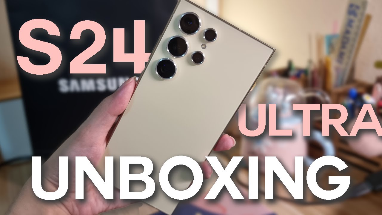 Samsung S24 Ultra Unboxing 📱 l aesthetic ⭐