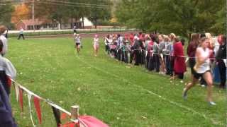 preview picture of video 'Varsity Girls Finish Class 4 District 2 XC 2012 MSHSAA XC'