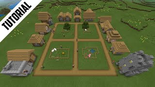 Minecraft: How to Build a Plains Village 1 (Step By Step)