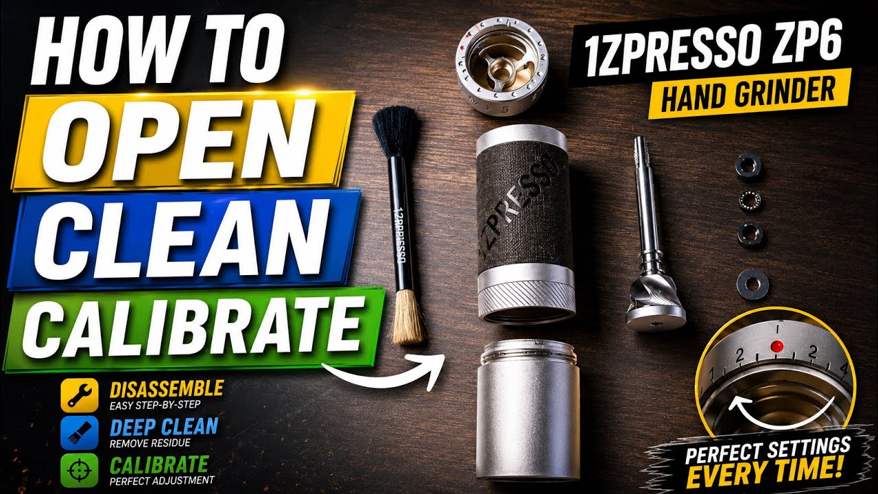 How to Clean & Calibrate the 1Zpresso ZP6 (Step-by-Step)