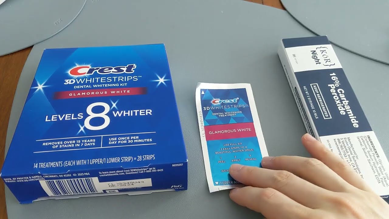 How long do you leave the Crest 3 D White strips on? Tipseri