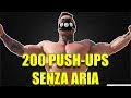 200 PUSH UPS CON LA MASCHERA CHE SOFFOCA! (SONO ARRIVATO ALLO STREMO)