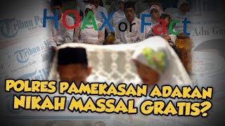 Hoax or Fact: Polres Pamekasan Adakan Nikah Massal Gratis?