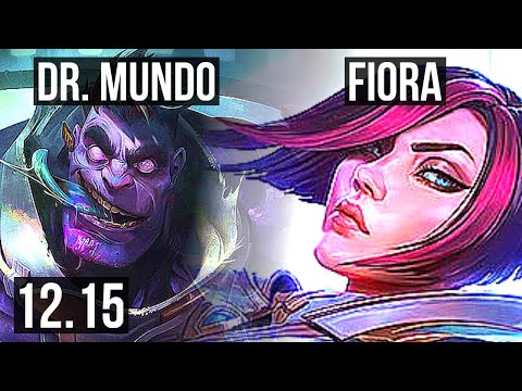MUNDO vs FIORA (TOP) | 2/0/9, 600+ games | EUW Master | 12.15
