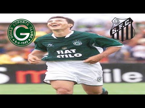 Melhores Momentos de GOIÁS 3 X 0 SANTOS - BRASILEIRO DE 2003