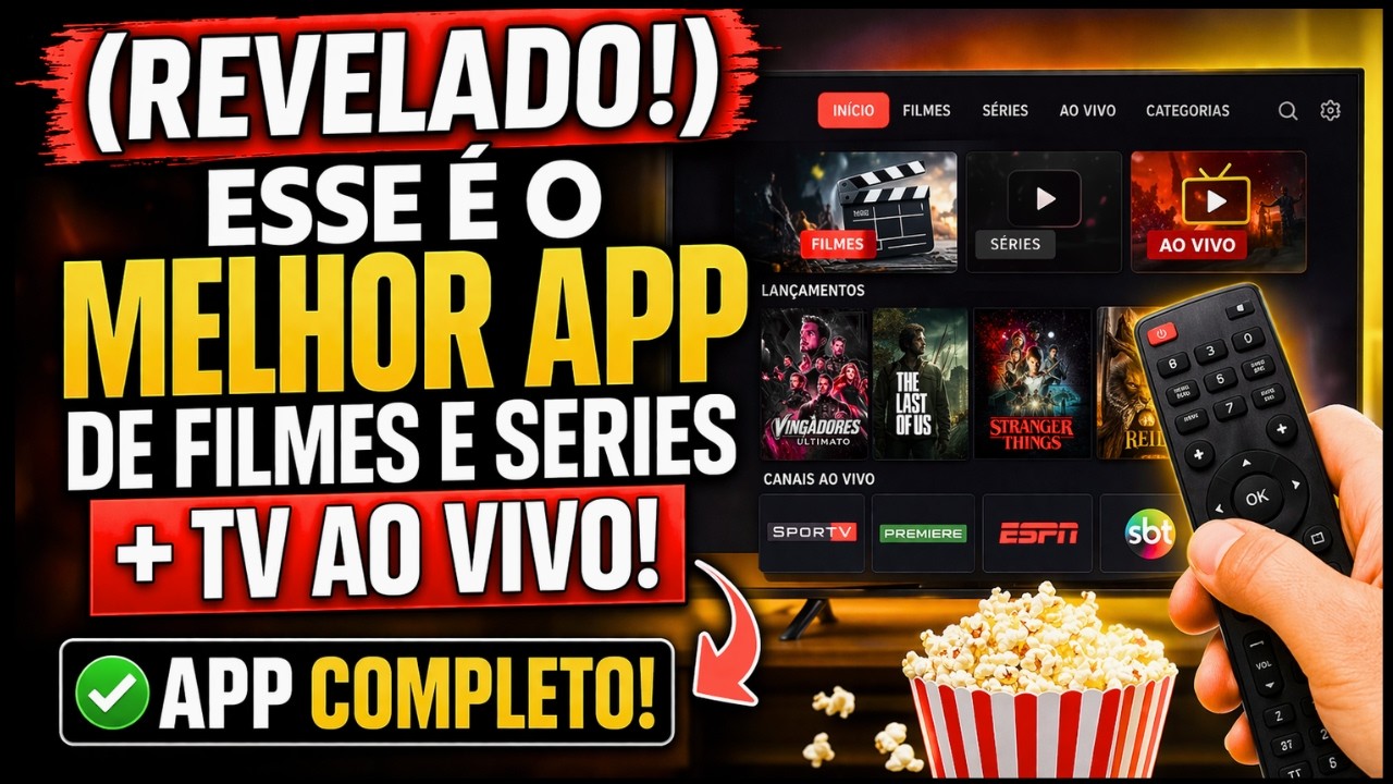 🔥NOVO APP para assistir FILMES, SÉRIES e TV AO VIVO em 2026! (Muito completo) MELHOR APP QUE JÁ USEI