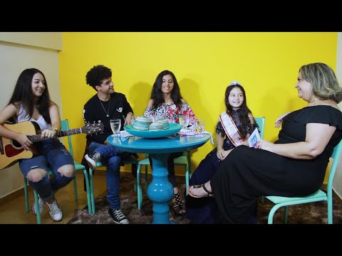 Ana Laura,  Kriscia Incerti, Arthur Olliver e Jheyfe no Fala Sil