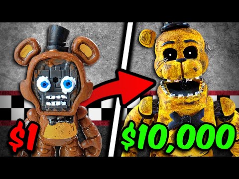 $1 VS $10,000 Custom FNAF Figures