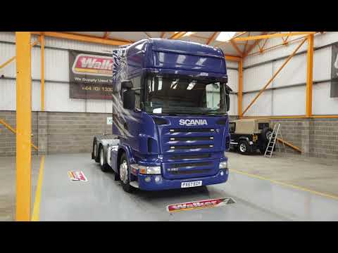 New In Stocklist For Sale: SCANIA R480 TOPLINE 6X2 TAG AXLE TRACTOR UNIT - 2008 - PX57 EGY