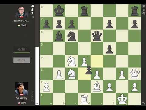 Wesley So VS Raunak Sadhwani 2023-titled-tuesday-blitz-august-22-late ROUND 11