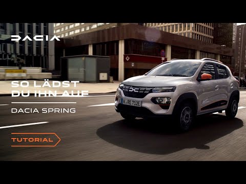 Der neue Dacia Spring 2023: So lädst du ihn auf
