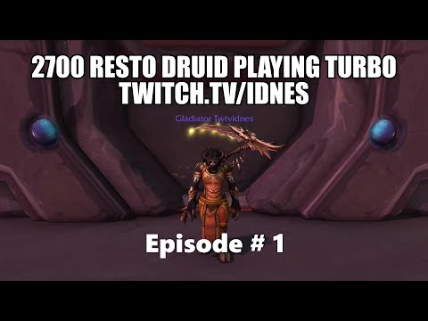 Journey to Glad on alt druid! 2700 Resto Druid Playing Turbo | 9.1.5 WoW Arena EP#1