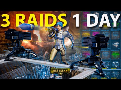 How We Raided 3 Lost Island Ratholes In 24 Hours - ARK