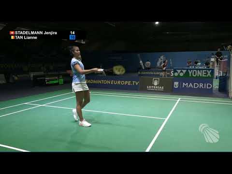 European Championships 2022 WS Round 32 Jenjira Stadelmann - Lianne Tan