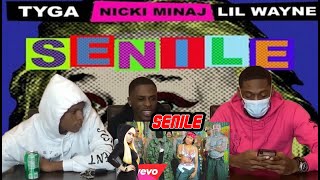 Young Money - Senile ft. Tyga, Nicki Minaj, Lil Wayne Official Music Video Reaction!!!